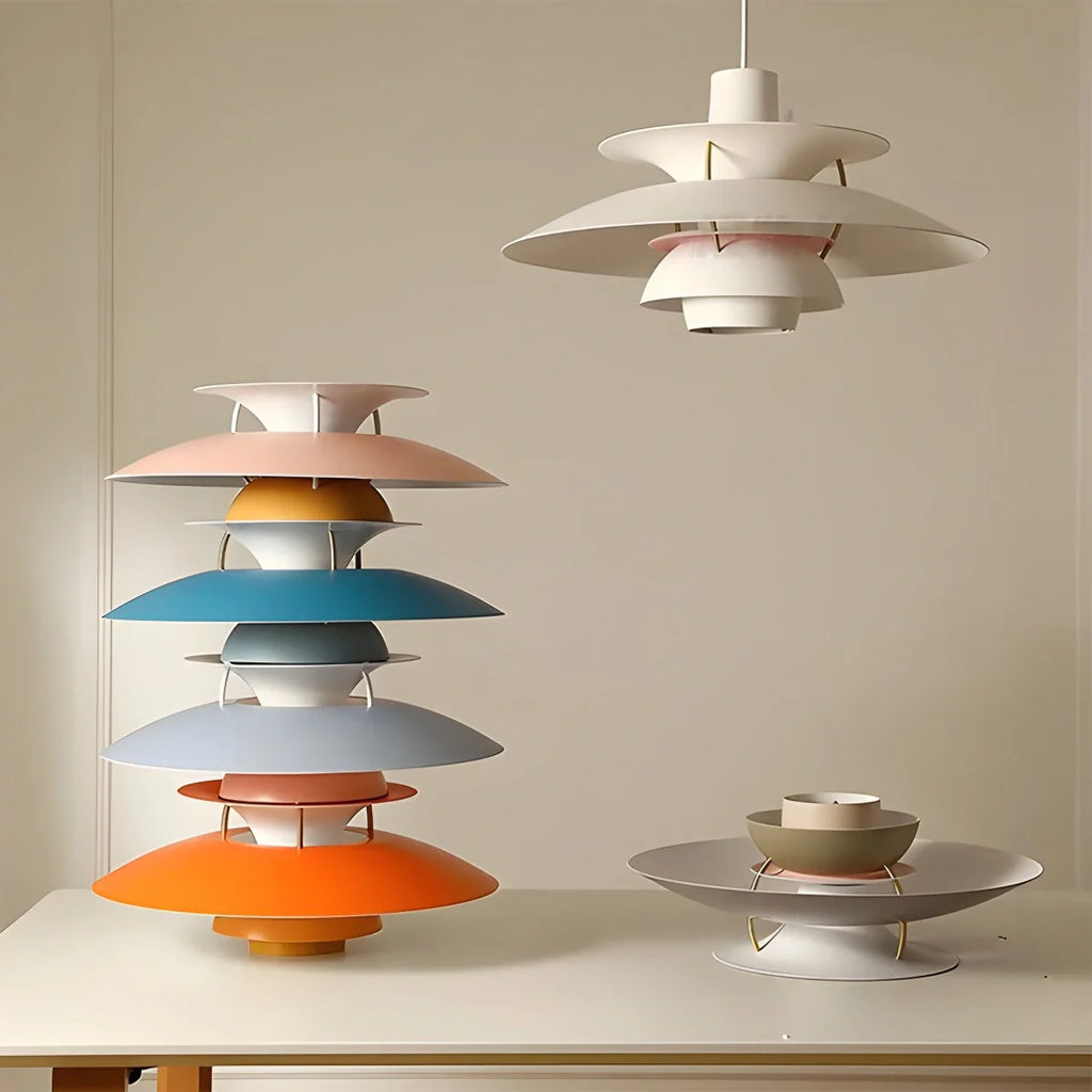 Modern Nordic Multi-Layer Hanging Pendant Lamp for Dining Room & Living Room Lighting