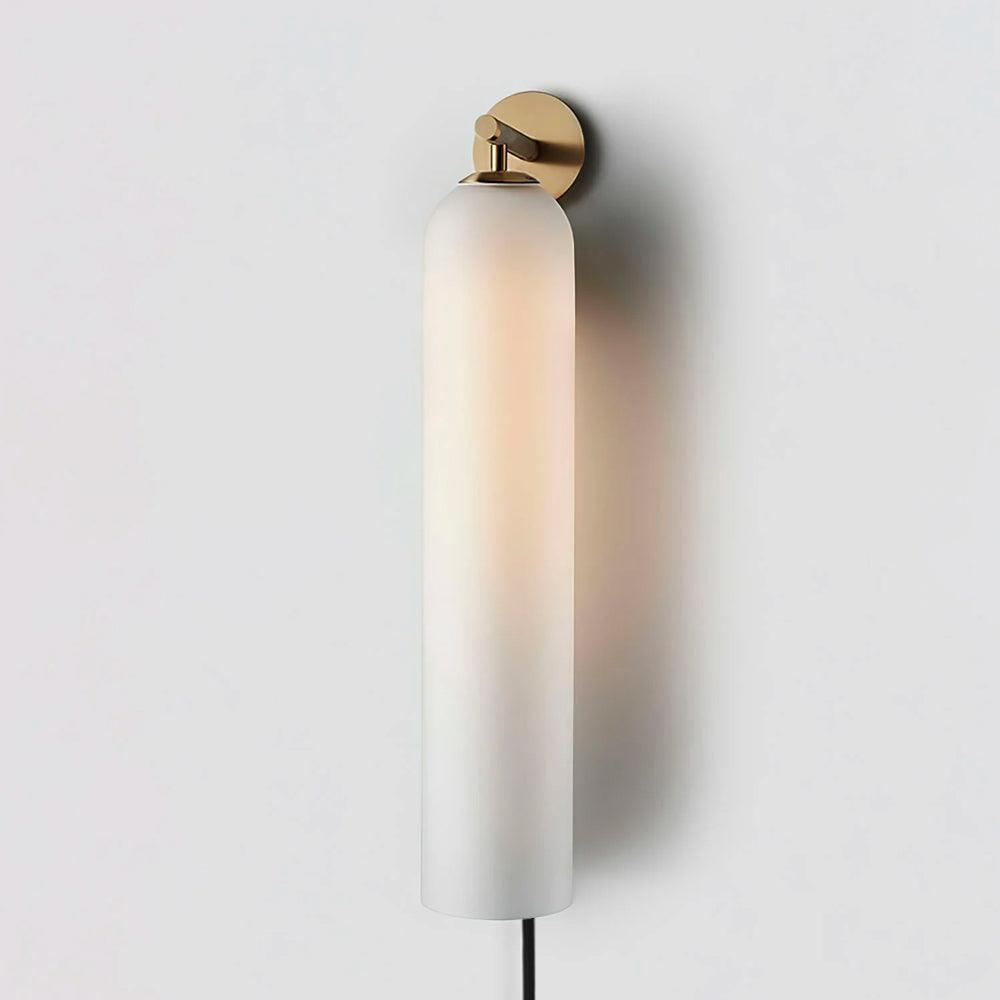 LED Art Glass Wall Sconce Light Fixture - Modern Decorative Lighting for Living Room & Hallway