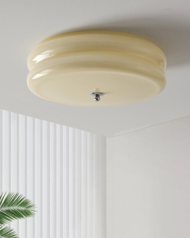Art Deco Vintage Ceiling Light | Dimmable, Gold or Chrome Finish & Ideal for Modern and Traditional Interiors