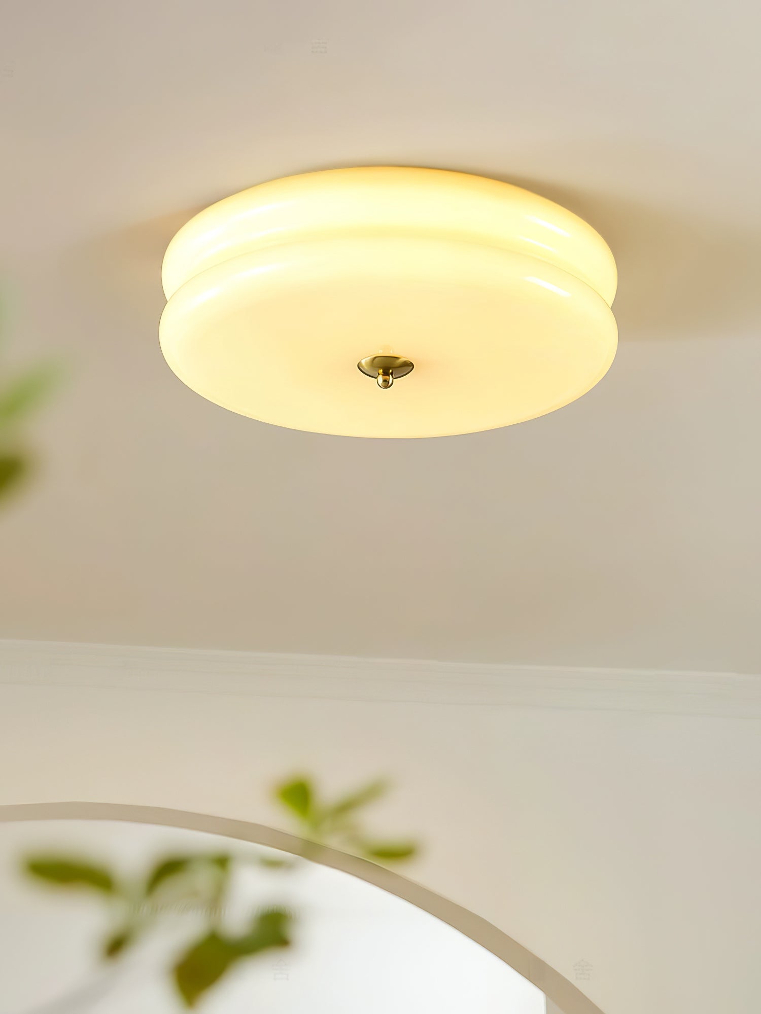 Art Deco Vintage Ceiling Light | Dimmable, Gold or Chrome Finish & Ideal for Modern and Traditional Interiors