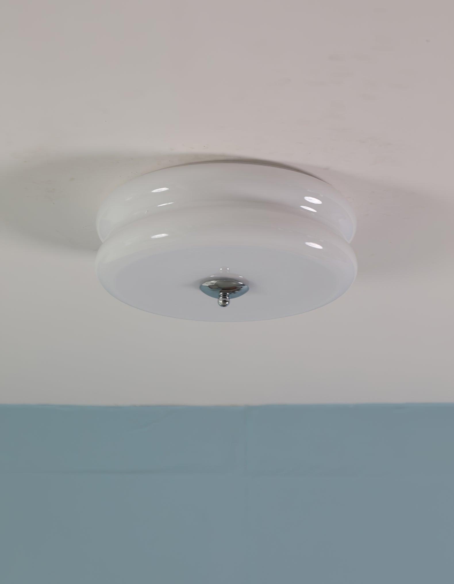 Art Deco Vintage Ceiling Light | Dimmable, Gold or Chrome Finish & Ideal for Modern and Traditional Interiors