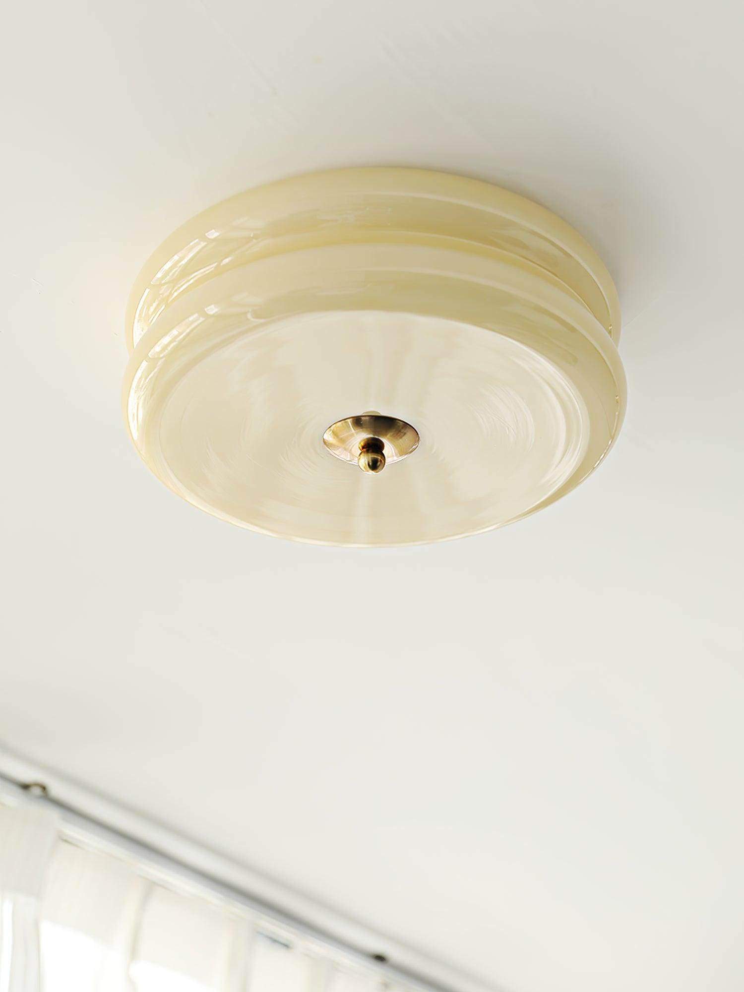 Art Deco Vintage Ceiling Light | Dimmable, Gold or Chrome Finish & Ideal for Modern and Traditional Interiors
