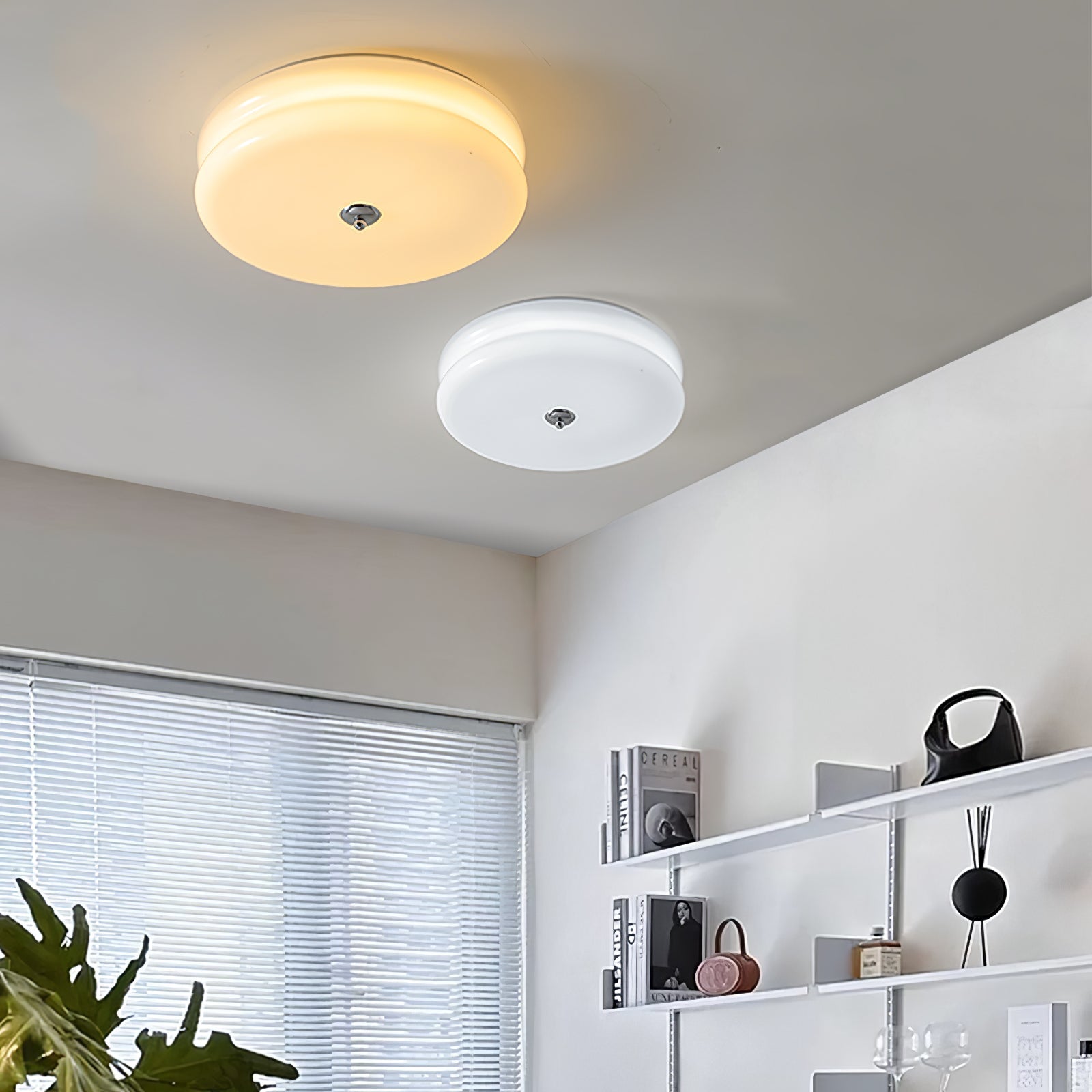 Art Deco Vintage Ceiling Light | Dimmable, Gold or Chrome Finish & Ideal for Modern and Traditional Interiors