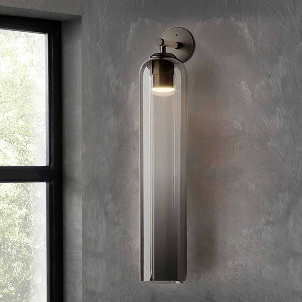 LED Art Glass Wall Sconce Light Fixture - Modern Decorative Lighting for Hallway & Living Room