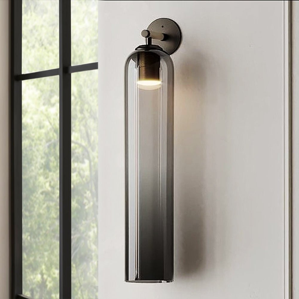 LED Art Glass Wall Sconce Light Fixture - Modern Decorative Lighting for Hallway & Living Room