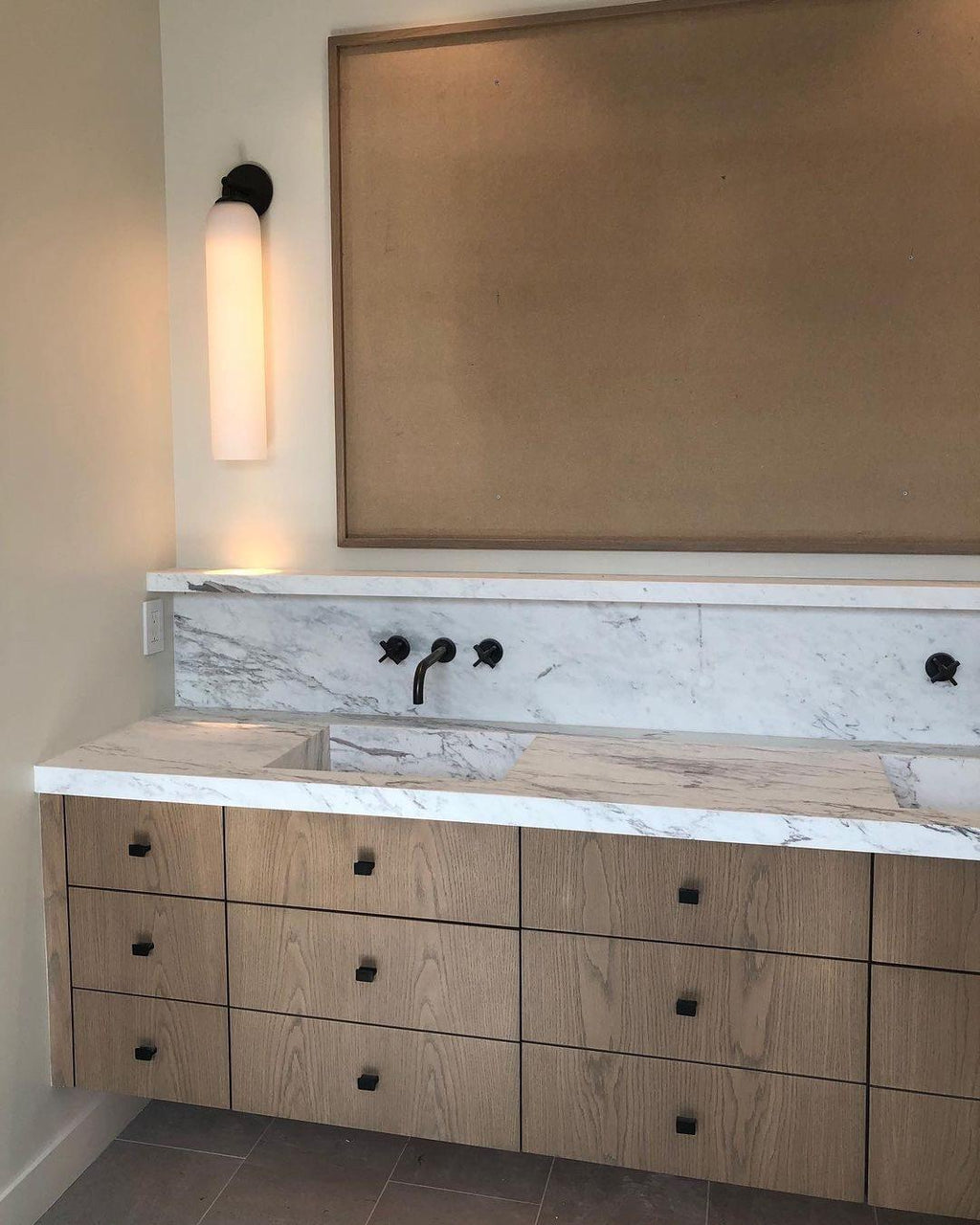 LED Art Glass Wall Sconce Light Fixture - Modern Decorative Lighting for Hallway & Living Room