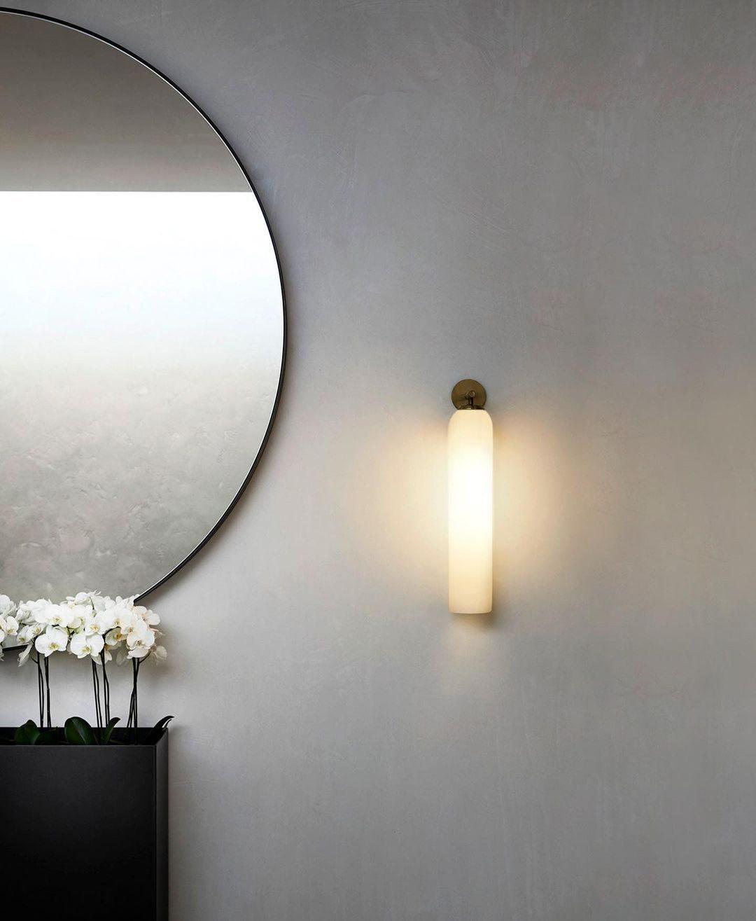 LED Art Glass Wall Sconce Light Fixture - Modern Decorative Lighting for Hallway & Living Room