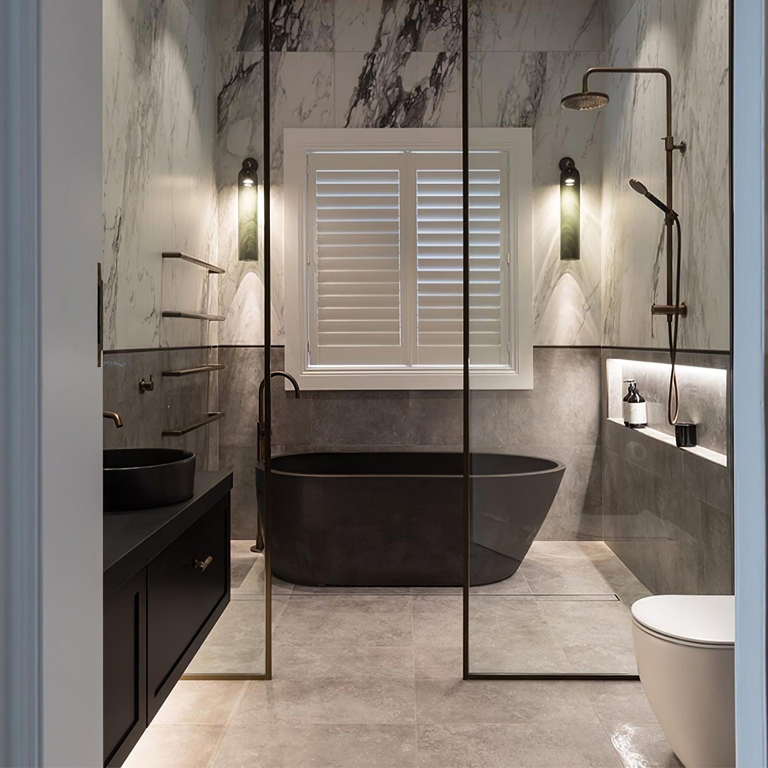 LED Art Glass Wall Sconce Light Fixture - Modern Decorative Lighting for Hallway & Living Room