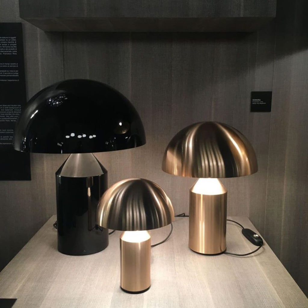LED Metal Table Lamp - Modern Design with Adjustable Shade for Living Room & Bedroom Lighting
