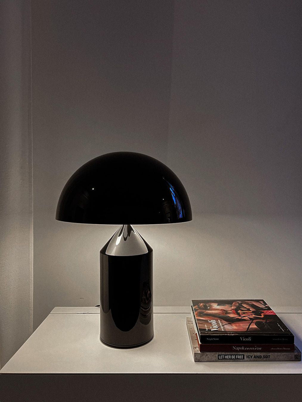 LED Metal Table Lamp - Modern Design with Adjustable Shade for Living Room & Bedroom Lighting