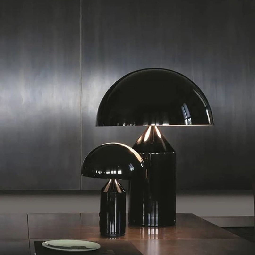 LED Metal Table Lamp - Modern Design with Adjustable Shade for Living Room & Bedroom Lighting