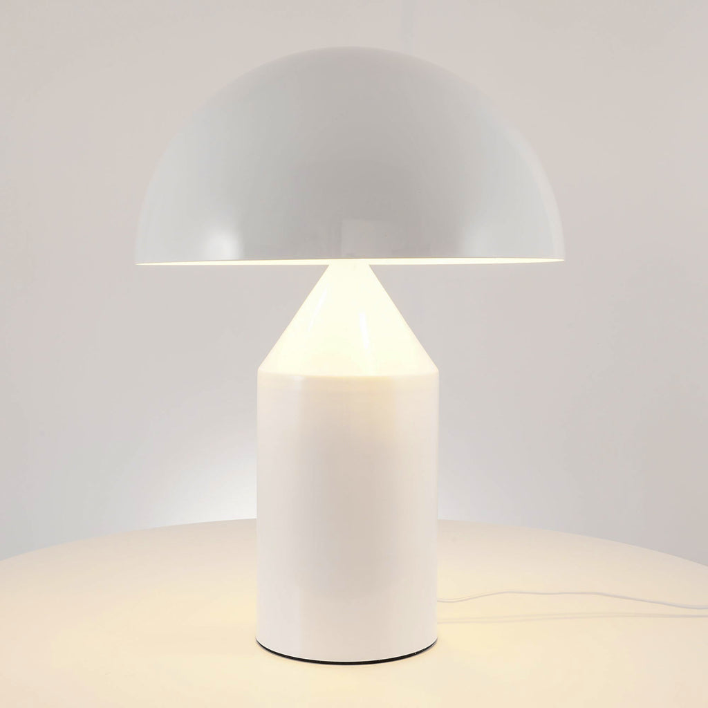 LED Metal Table Lamp - Modern Design with Adjustable Shade for Living Room & Bedroom Lighting