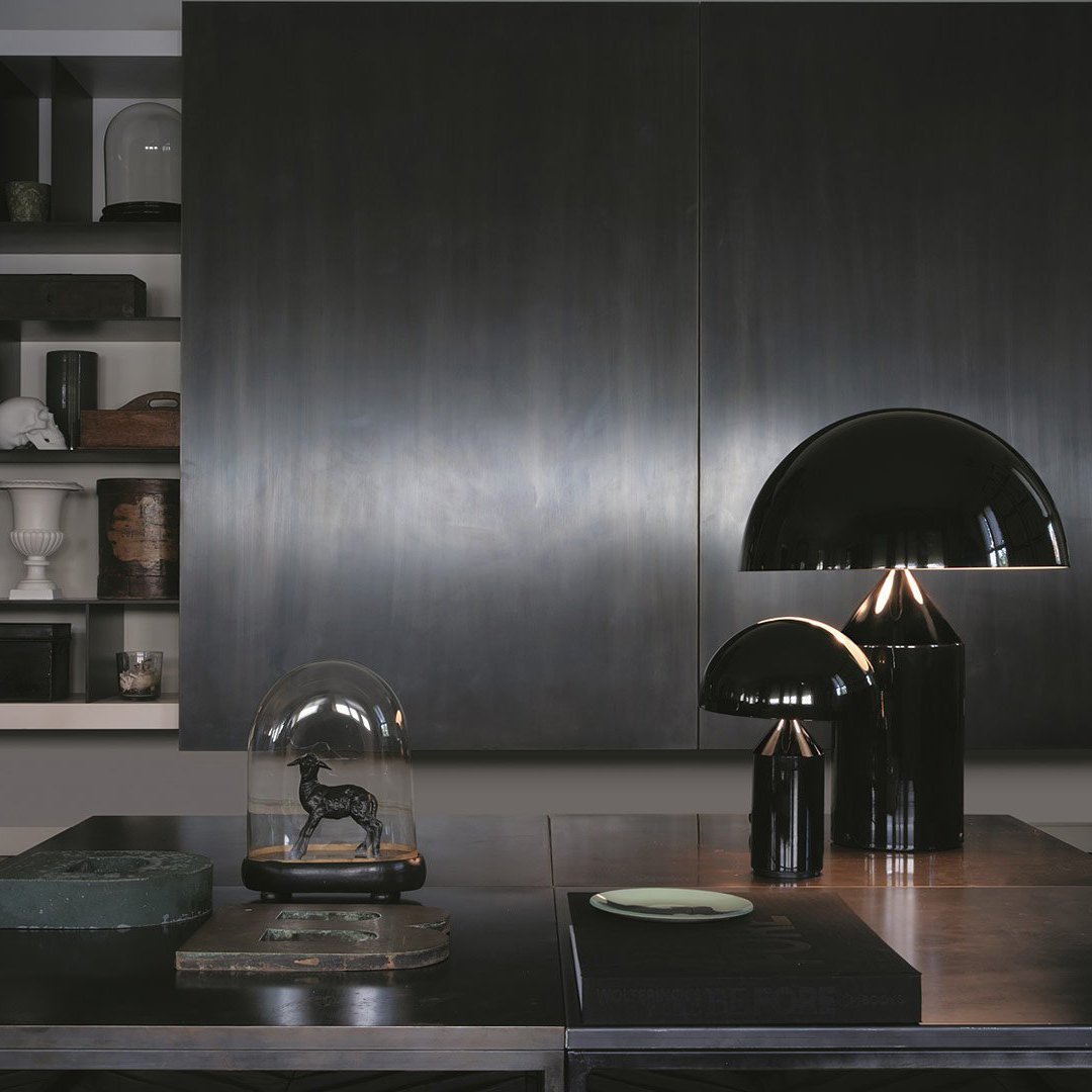 LED Metal Table Lamp - Modern Design with Adjustable Shade for Living Room & Bedroom Lighting