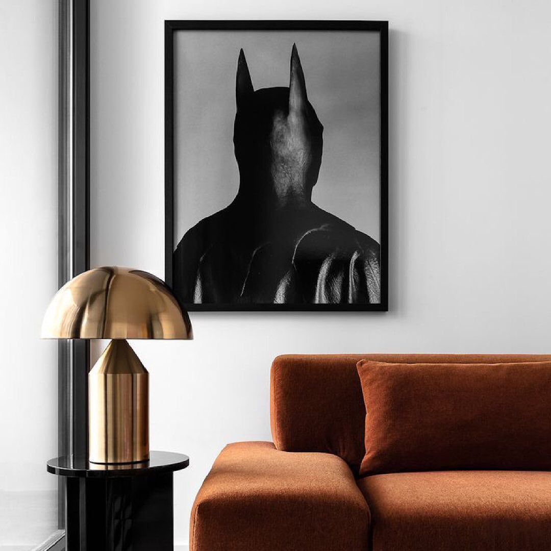 Metal Table Lamp with Adjustable Shade for Modern Home Office & Living Room Lighting