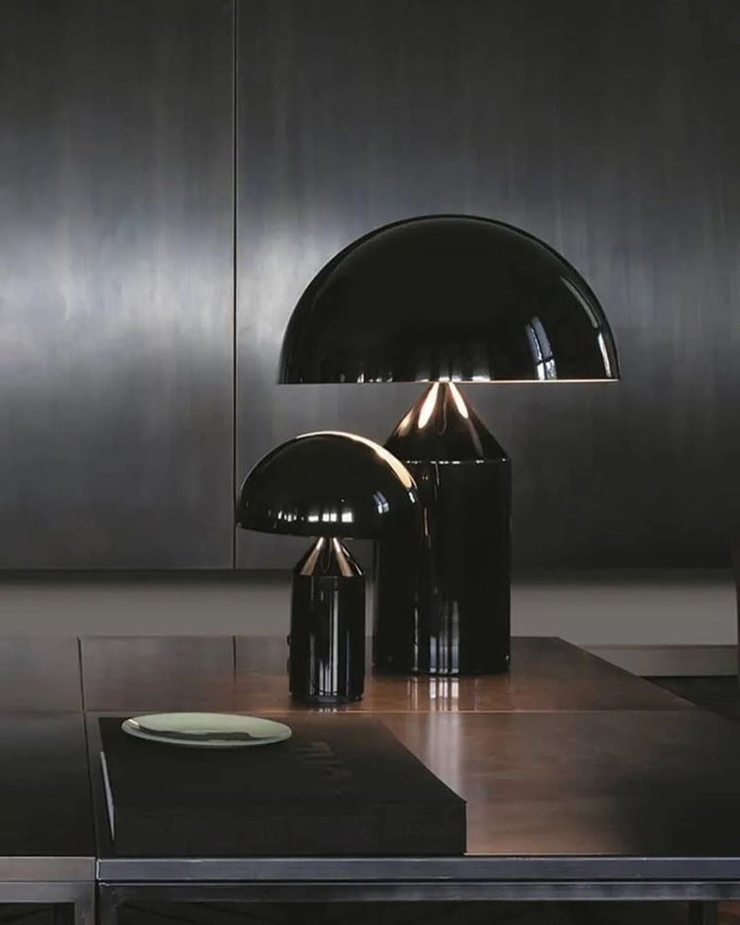 Metal Table Lamp with Adjustable Shade for Modern Home Office & Living Room Lighting