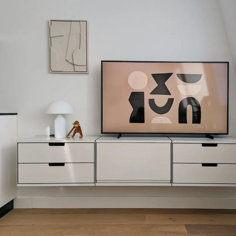 Metal Table Lamp with Adjustable Shade for Modern Home Office & Living Room Lighting