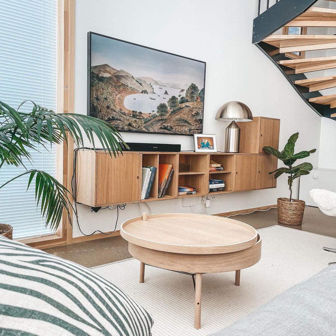 Metal Table Lamp with Adjustable Shade for Modern Home Office & Living Room Lighting