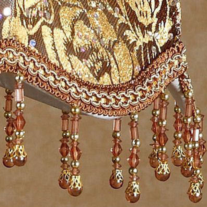 Vintage Elephant Table Lamp - 1-Light Fabric & Resin Design for Living Room Decor