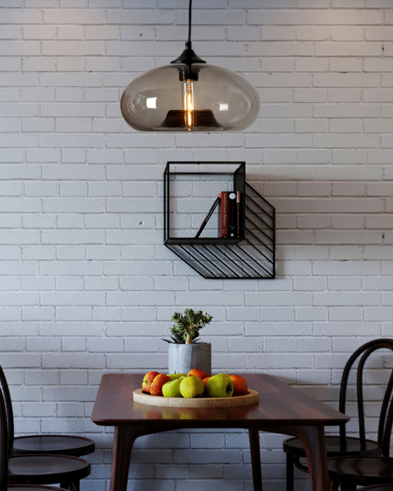 LED Glass Pendant Lamp - Modern Hanging Light Fixture - Adjustable for Kitchen Island & Dining Room