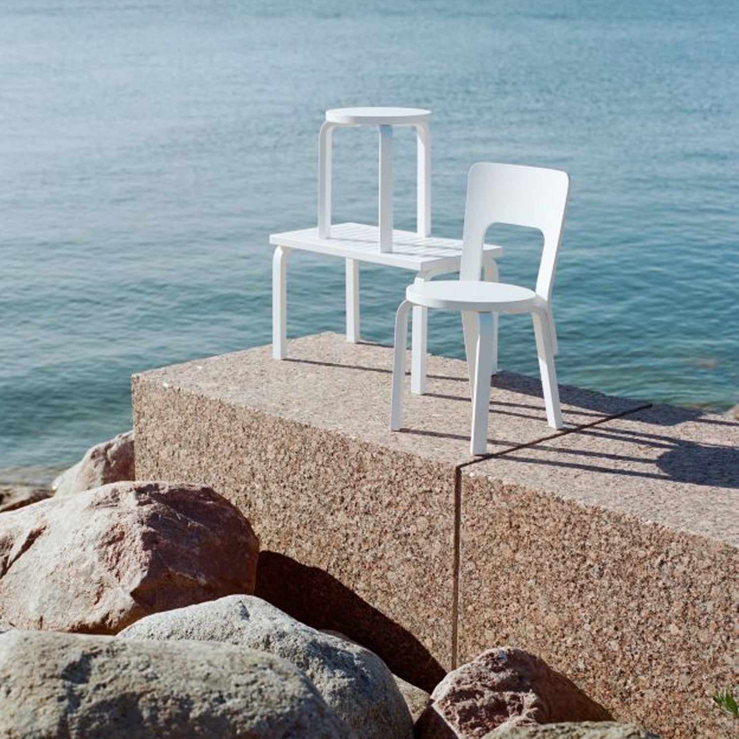 Artek Chair 66 - Modern Birch Wood Dining Chair for Home & Office Use