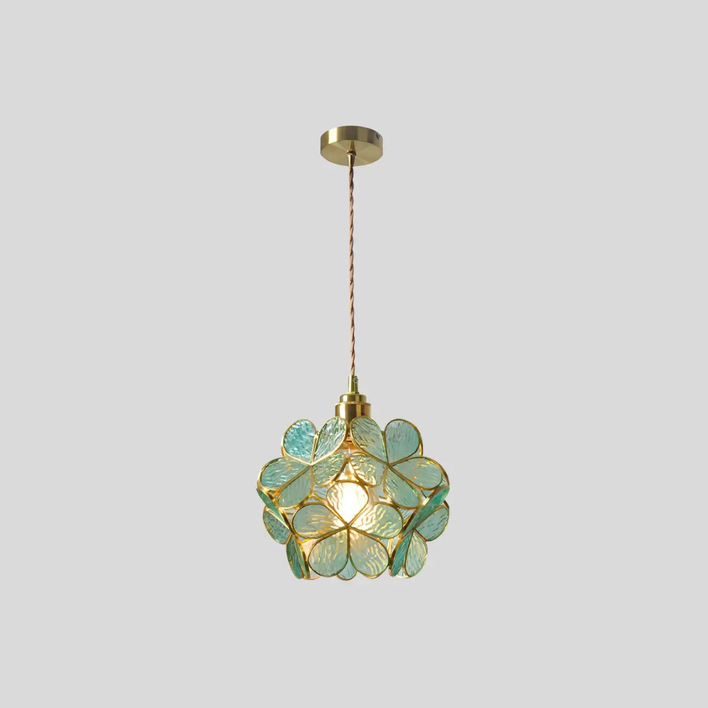 Handcrafted Stained Glass Pendant Light | Cherry Blossom Design for Dining Rooms, Kitchens & Bedrooms