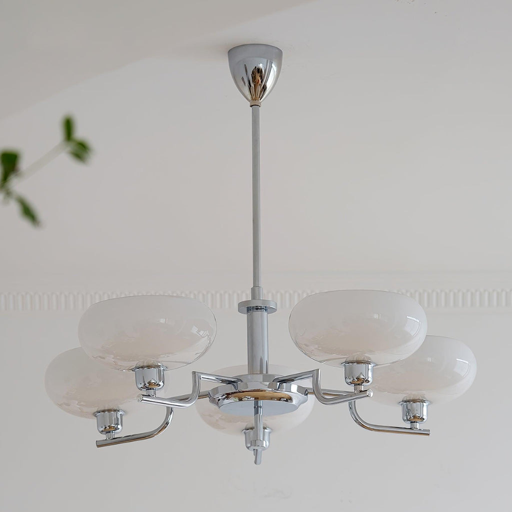 LED Chandelier Light Fixture - Modern Crystal Design for Dining Room & Living Room Decor