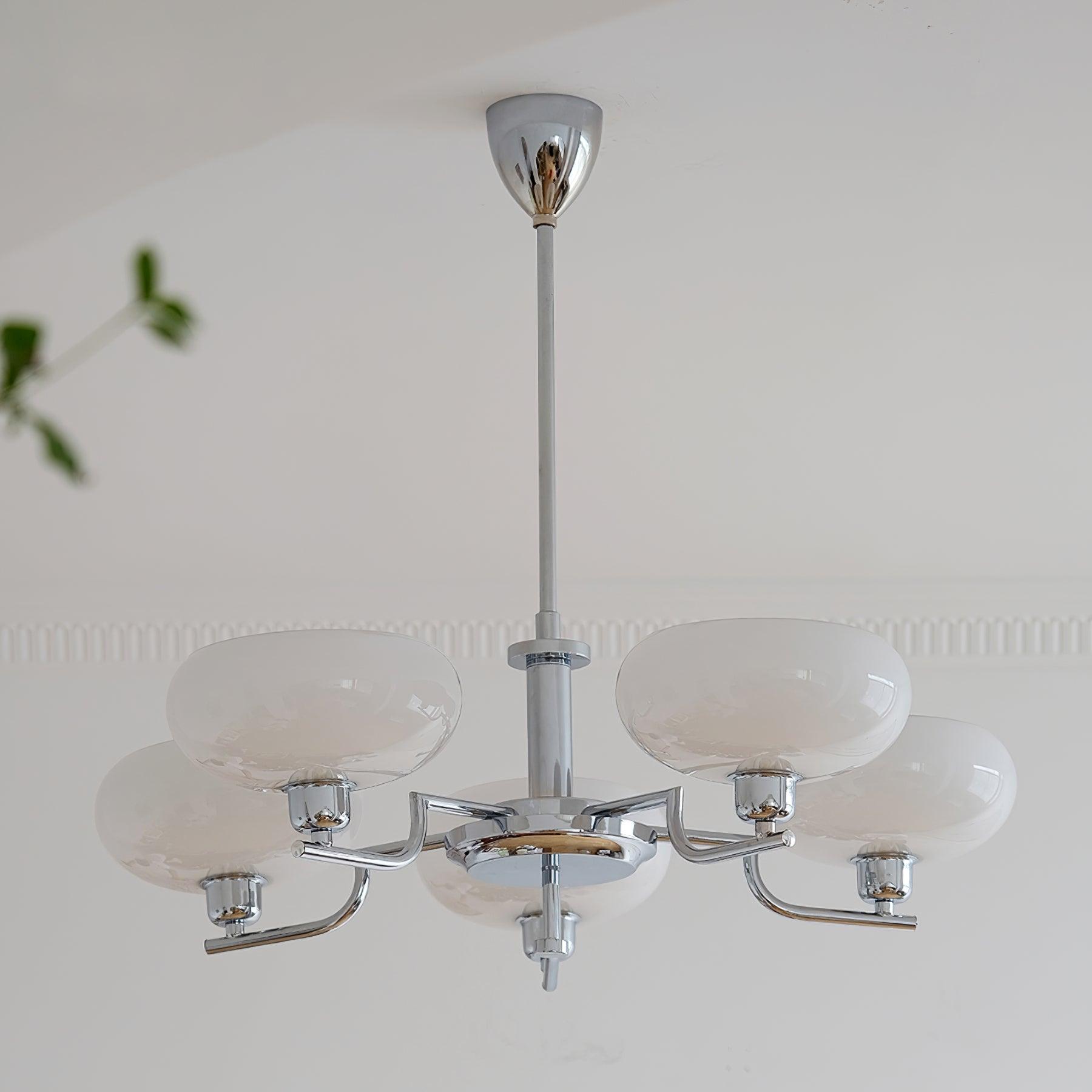 LED Chandelier Light Fixture - Modern Crystal Design for Dining Room & Living Room Decor