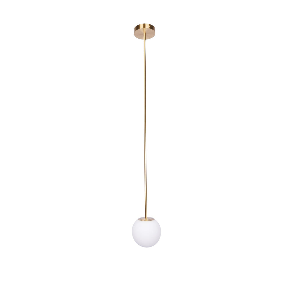 Brass Pendant Lamp - Modern Architectural Design for Dining Room & Kitchen Lighting