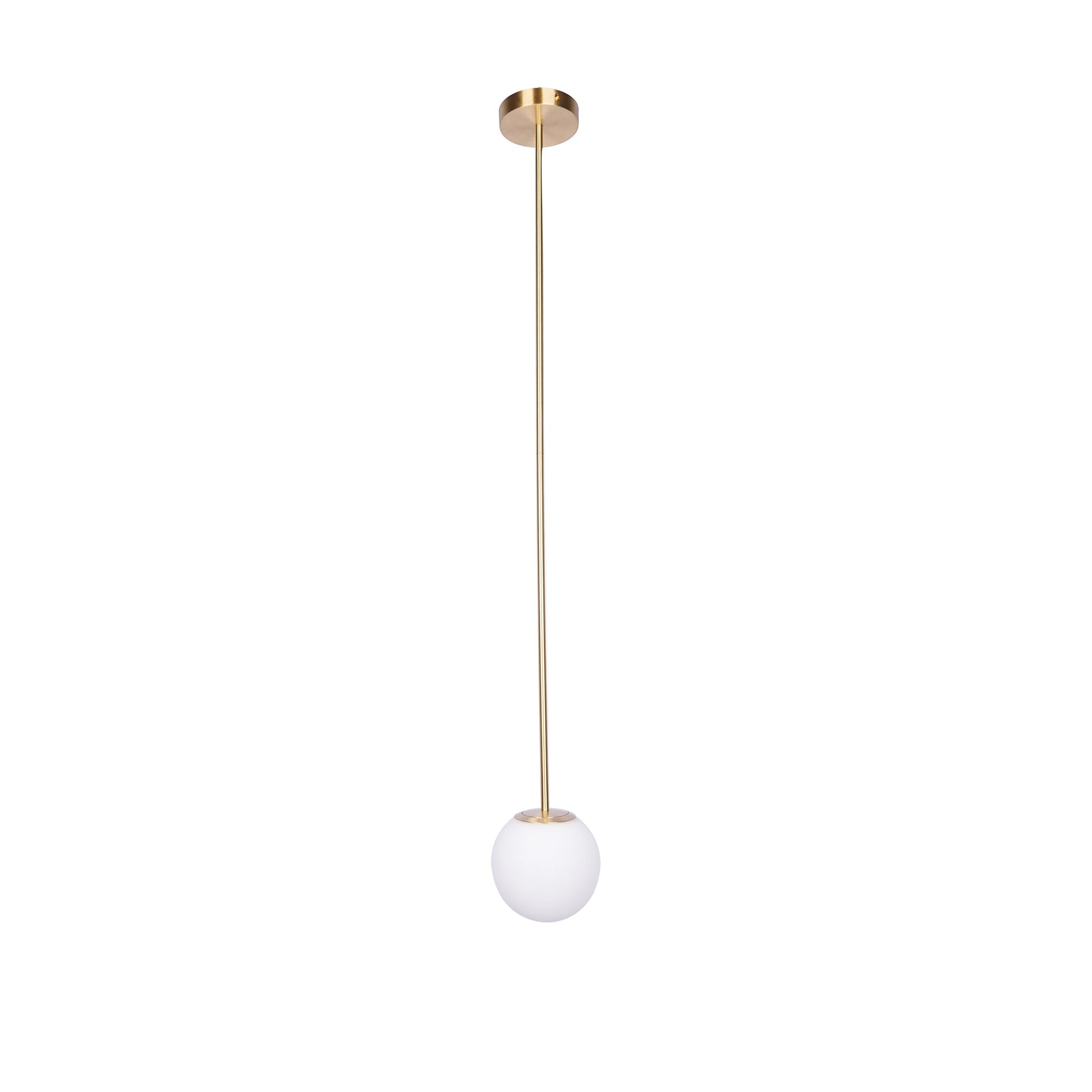 Brass Pendant Lamp - Modern Architectural Design for Dining Room & Kitchen Lighting