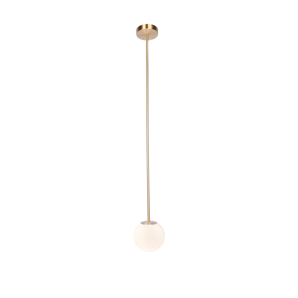 Brass Pendant Lamp - Modern Architectural Design for Dining Room & Kitchen Lighting