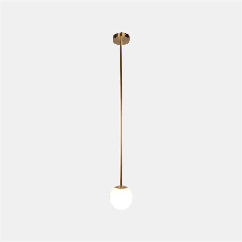 Brass Pendant Lamp - Modern Architectural Design for Dining Room & Kitchen Lighting