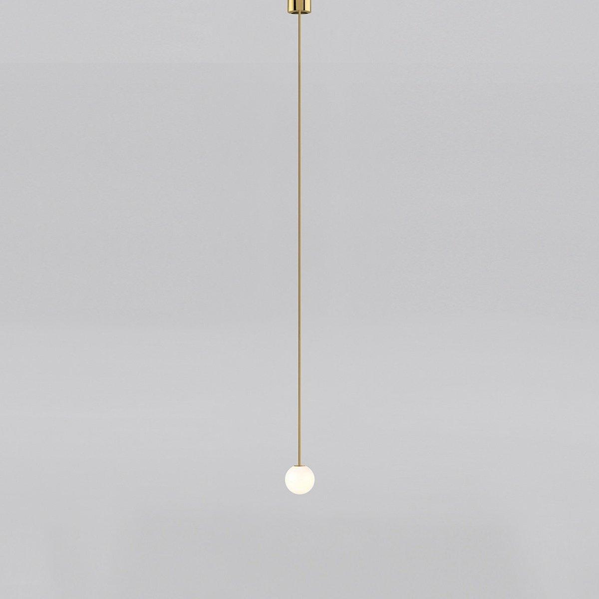 Brass Pendant Lamp - Modern Architectural Design for Dining Room & Kitchen Lighting