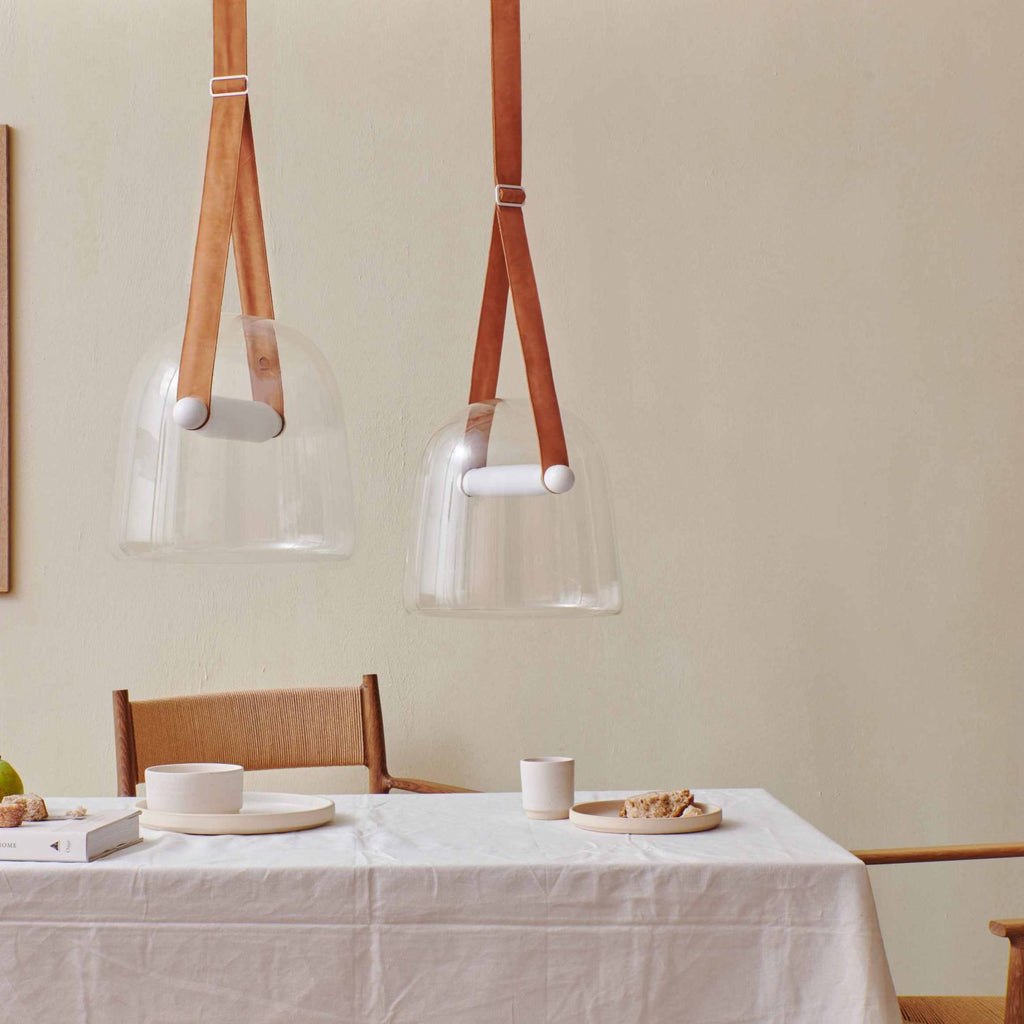 Large Pendant Lamp - Brokis Mona PC938 - Modern Glass Lighting Fixture for Dining Room & Living Spaces