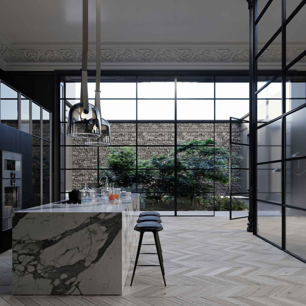 Large Pendant Lamp - Brokis Mona PC938 - Modern Glass Lighting Fixture for Dining Room & Living Spaces