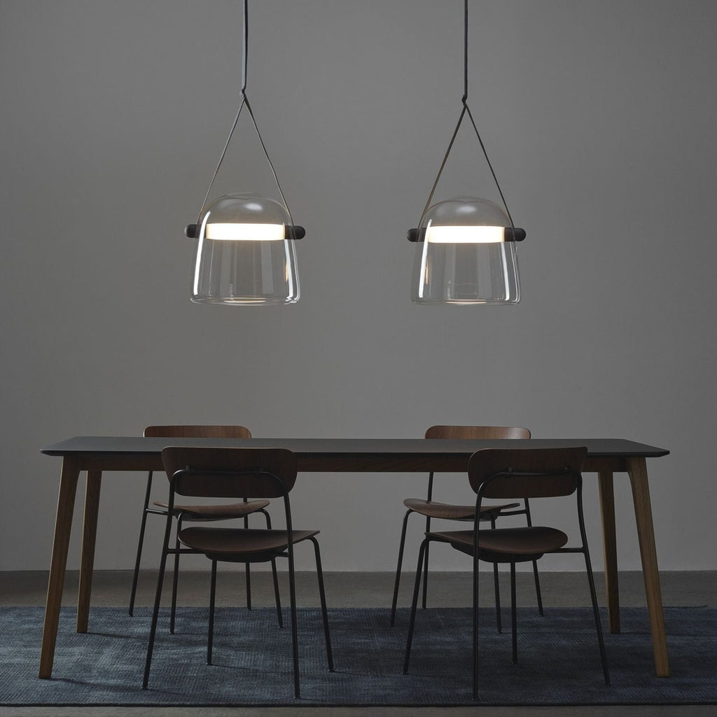 Large Pendant Lamp - Brokis Mona PC938 - Modern Glass Lighting Fixture for Dining Room & Living Spaces