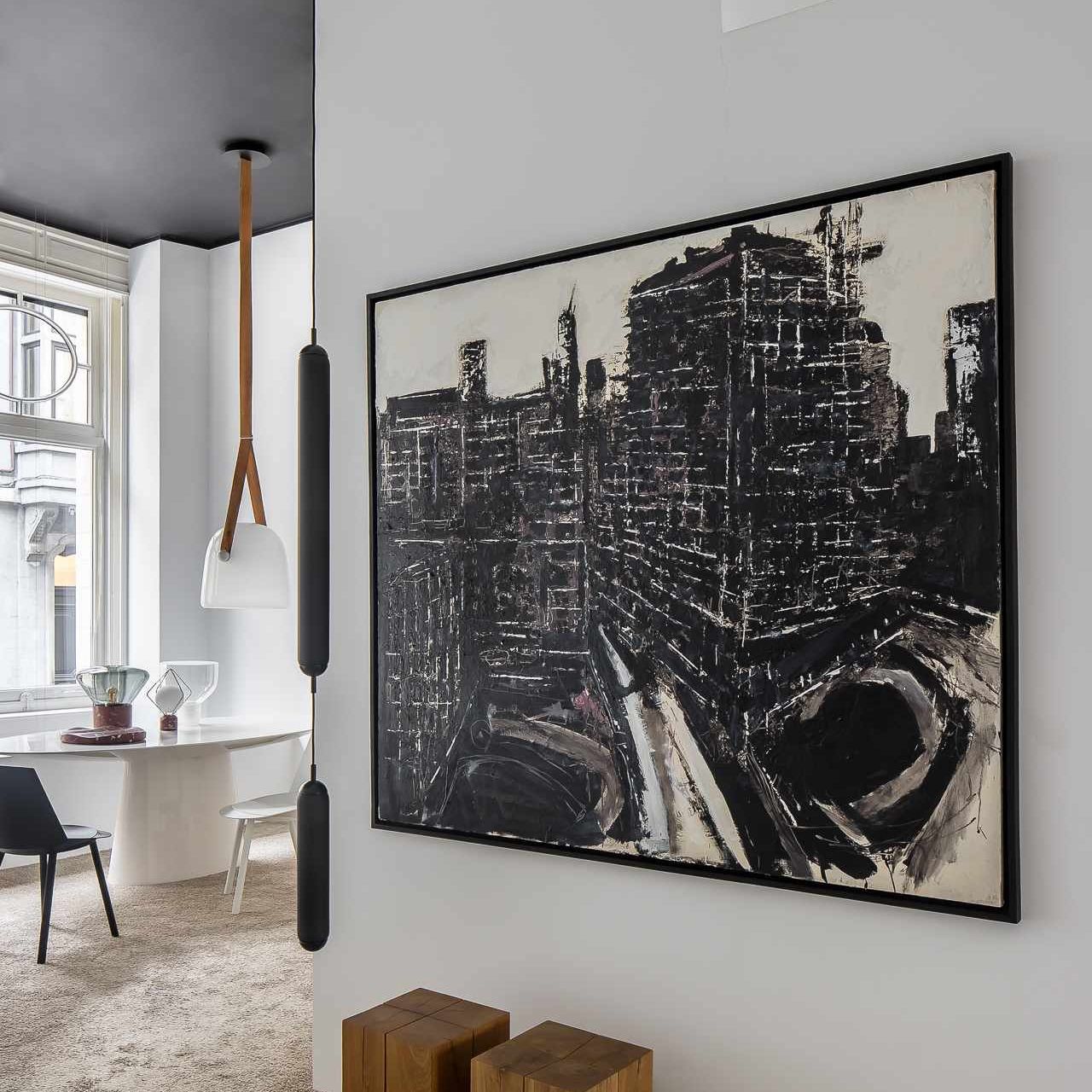 Large Pendant Lamp - Brokis Mona PC938 - Modern Glass Lighting Fixture for Dining Room & Living Spaces