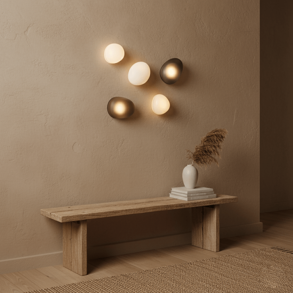Bubble Glass Wall Lamp | Dimmable, Integrated LED & Versatile for Wall or Ceiling Mounting