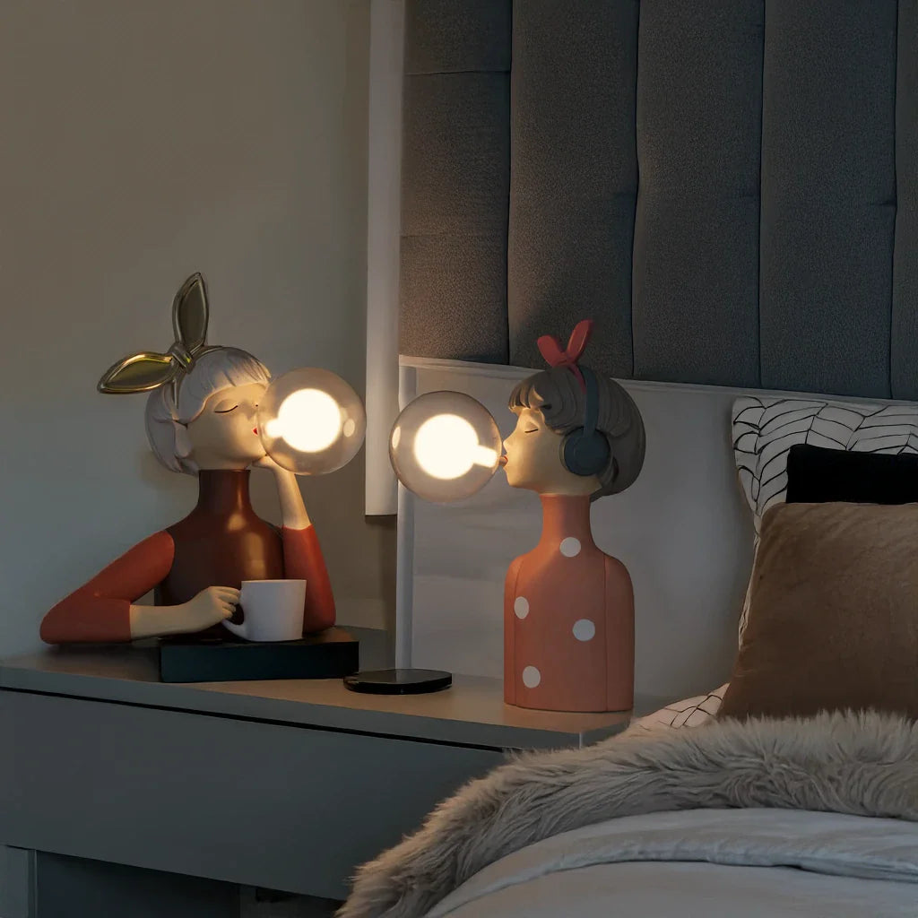 LED Bubble Lamp Collection for Girls - Colorful Night Lights & Decorative Lighting for Kids' Rooms & Playrooms