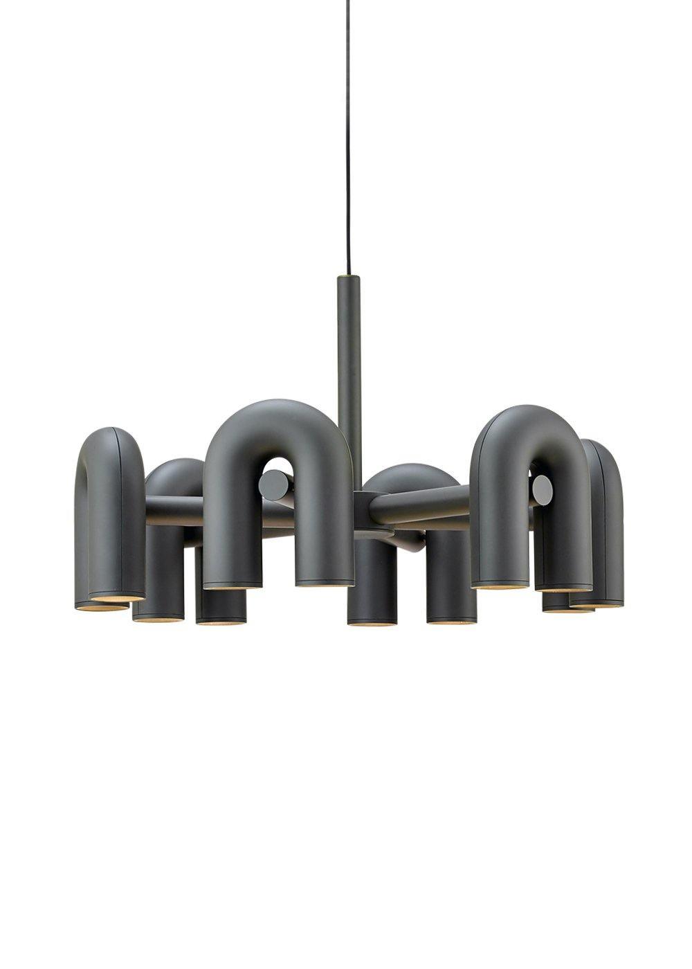 U-Shape LED Chandelier | Adjustable, Multi-Head Design for Modern Indoor Spaces