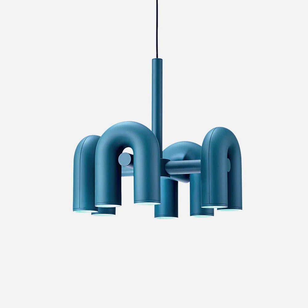 U-Shape LED Chandelier | Adjustable, Multi-Head Design for Modern Indoor Spaces