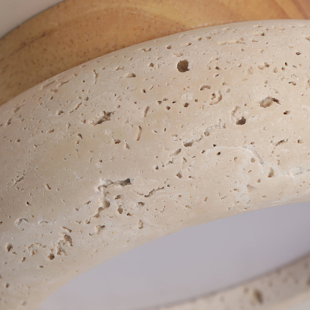 LED Flush Mount Ceiling Light - Modern White Fixture for Living Room & Kitchen Lighting