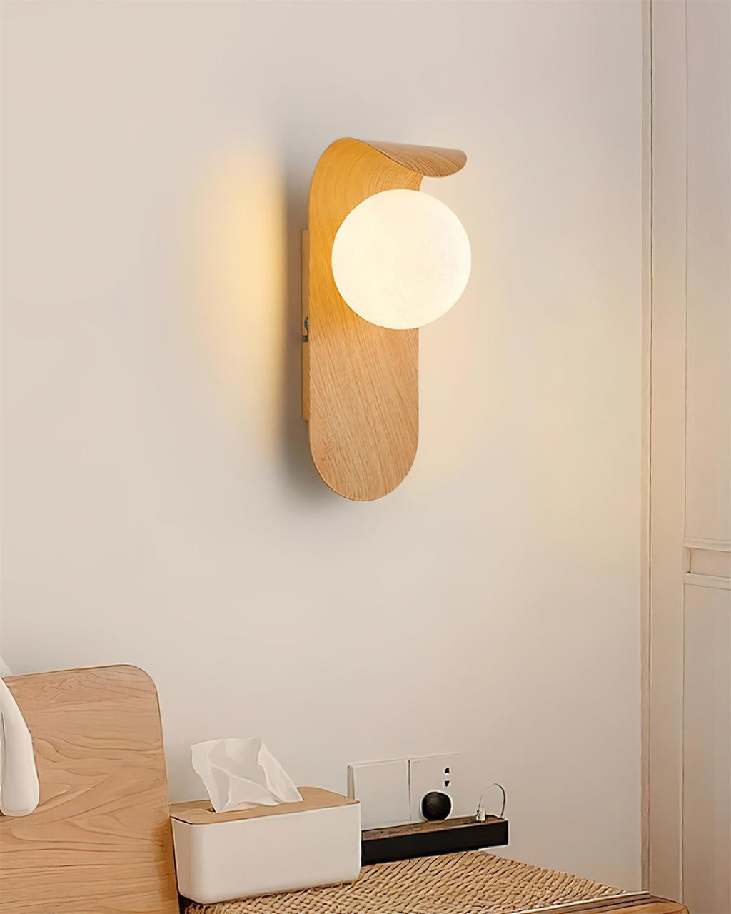 LED Wall Lamp - Modern Adjustable Sconce Light Fixture for Living Room, Bedroom & Hallway Lighting