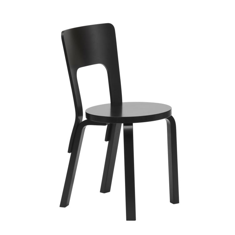 Artek Chair 66 - Modern Birch Wood Dining Chair for Home & Office Use