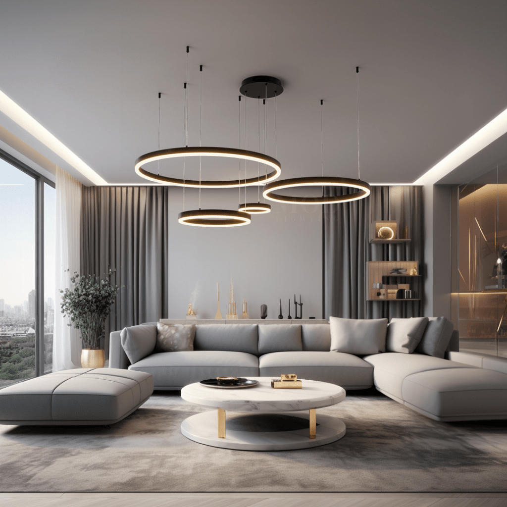 Luxury Crystal Chandelier Light Fixture | Multi-Ring Design, Premium Materials & Elegant Illumination for Living or Dining Room