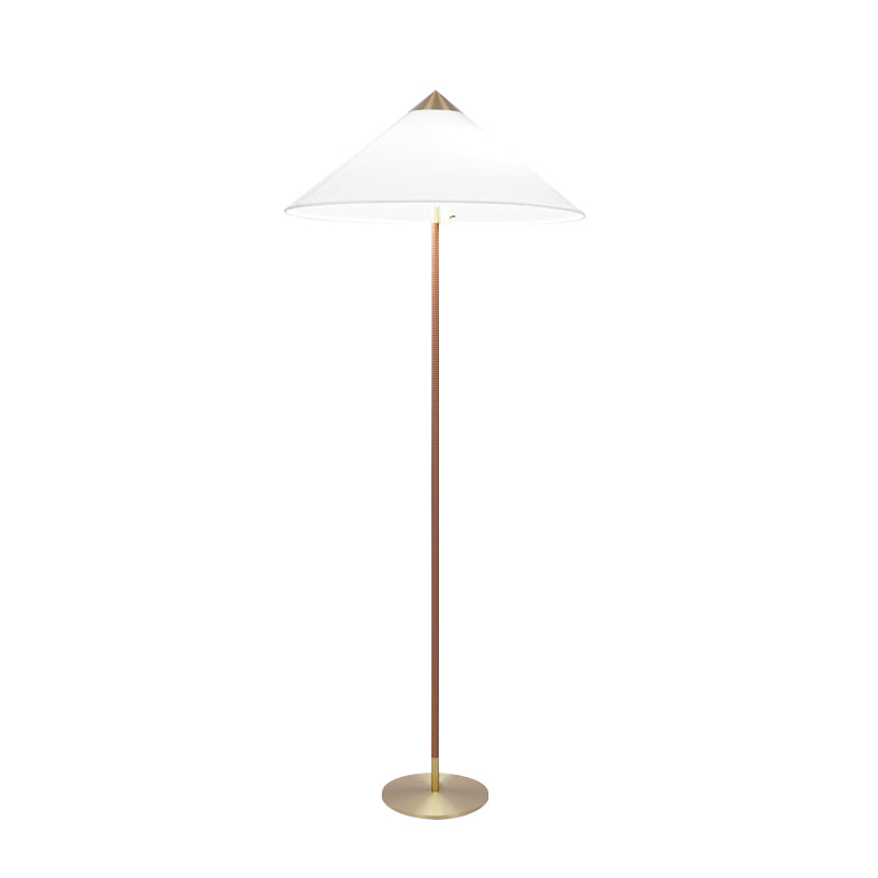 LED Chinese Hat Floor Lamp with Adjustable Height for Living Room & Bedroom Lighting