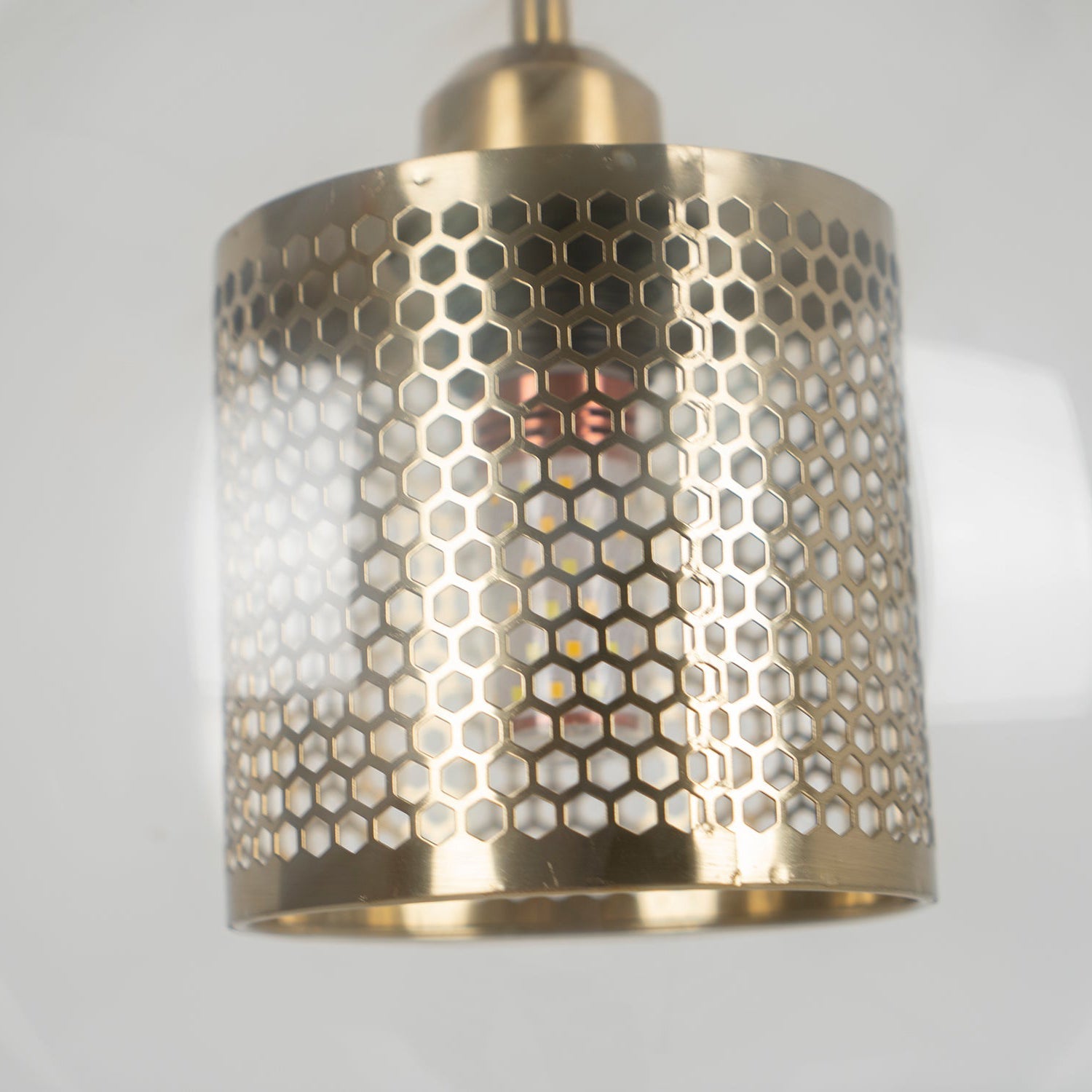 Glass Pendant Light Fixture - Modern Chiswick Design for Kitchen Island & Dining Room Lighting