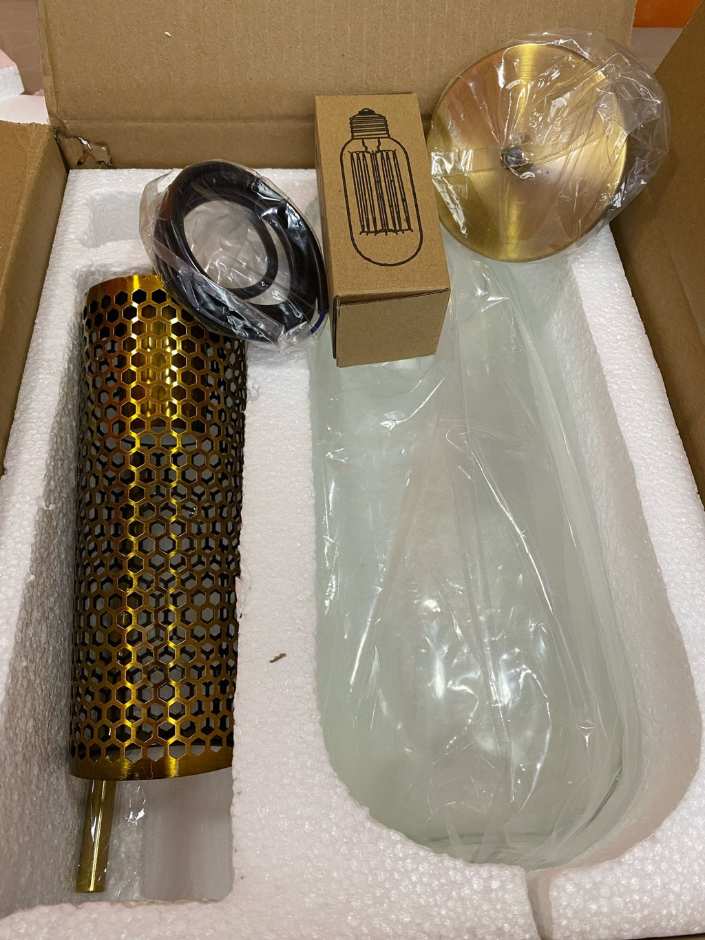 Glass Pendant Light Fixture - Modern Chiswick Design for Kitchen Island & Dining Room Lighting