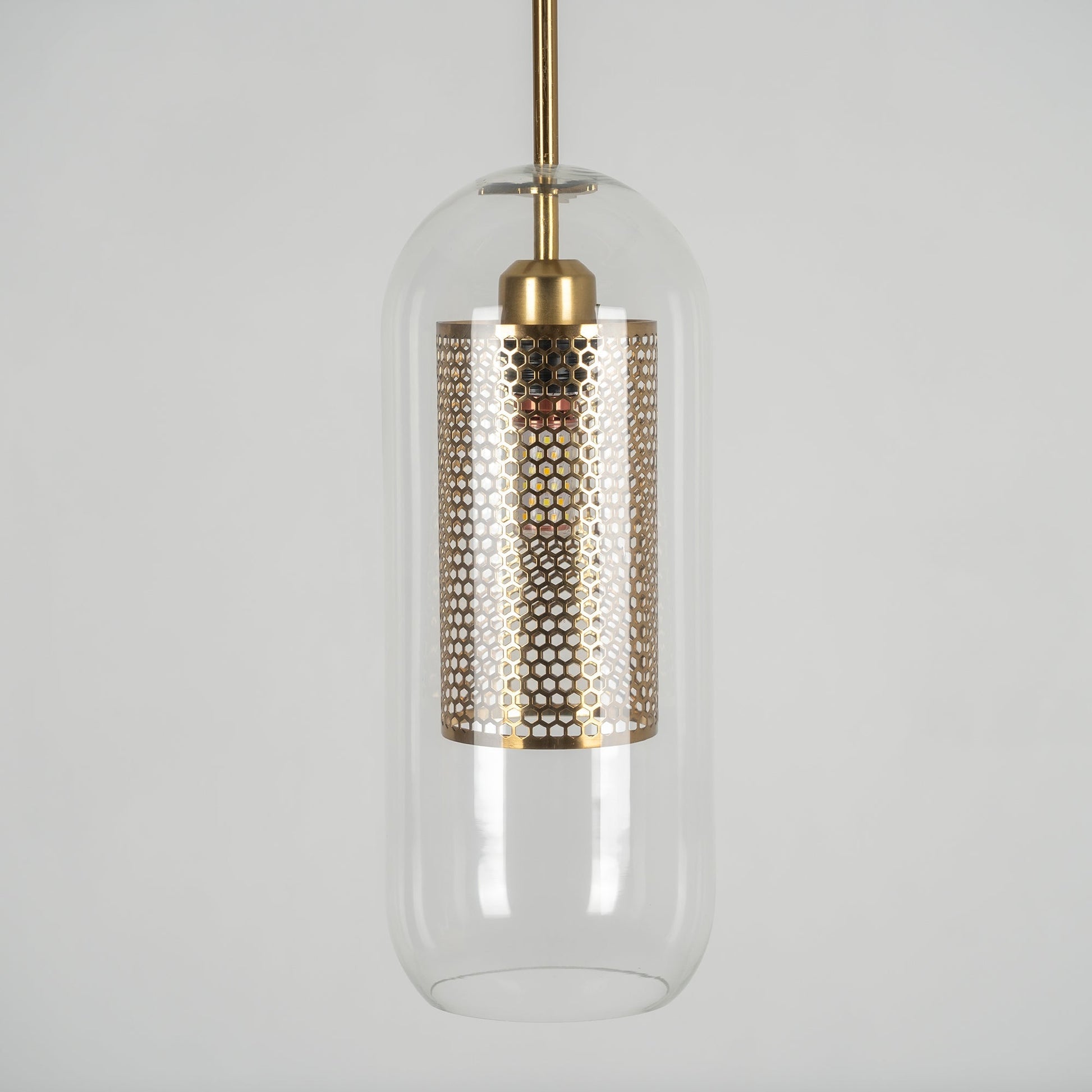 Glass Pendant Light Fixture - Modern Chiswick Design for Kitchen Island & Dining Room Lighting