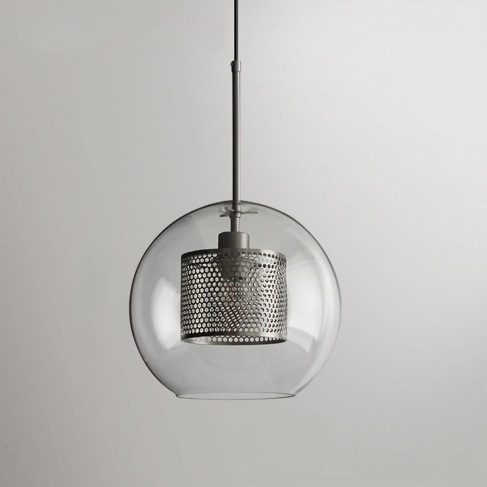 Glass Pendant Light Fixture - Modern Chiswick Design for Kitchen Island & Dining Room Lighting
