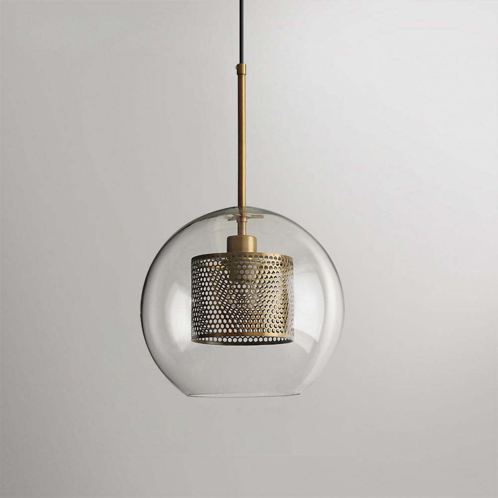 Glass Pendant Light Fixture - Modern Chiswick Design for Kitchen Island & Dining Room Lighting
